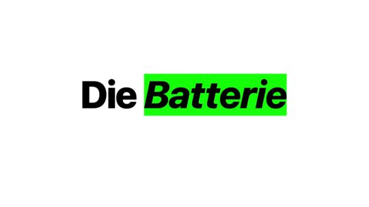 Die Batterie hält